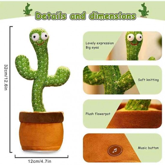 Dancing Cactus - Rechargeable