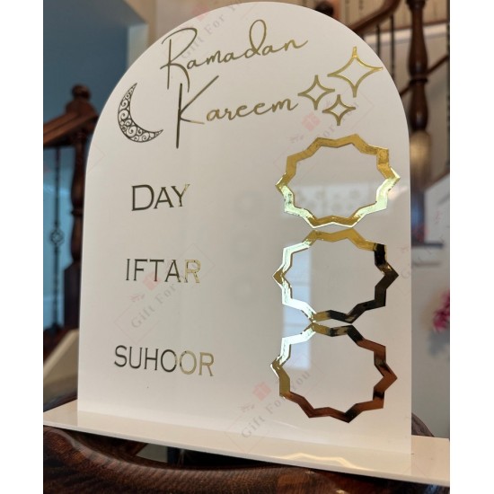 Ramadan Kareem Plaque - Day Reminder